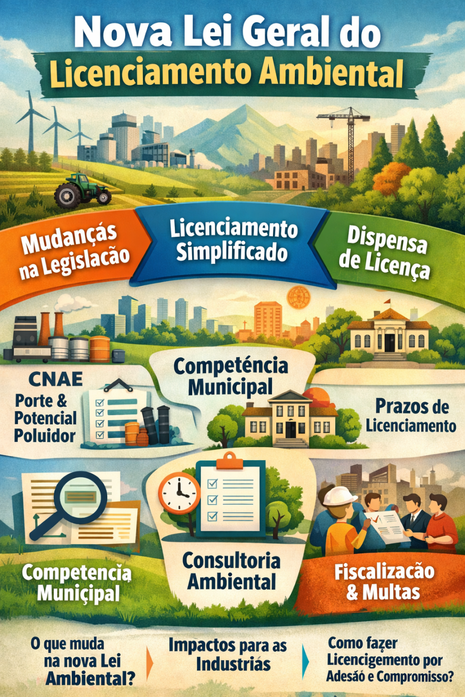 Nova Lei Geral do Licenciamento Ambiental: O Que Muda, Quais os Impactos e Como as Empresas Devem se Preparar